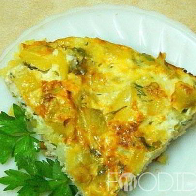 Картофельная запеканка с фаршем в мультиварке