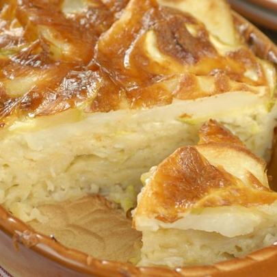 Картофельная запеканка с кабачками