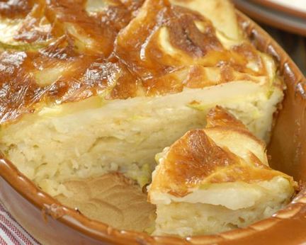 Картофельная запеканка с кабачками