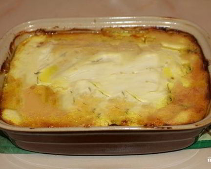 Картофельная запеканка с курицей и сыром