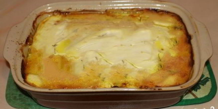 Рецепт картофельной запеканки с курицей и сыром