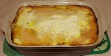 картофельная запеканка с курицей и сыром