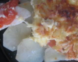 Картофельная запеканка с рыбой