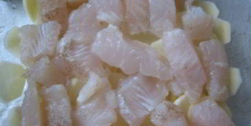 картофельная запеканка с рыбой