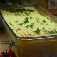 Рецепт Картофельной запеканки с треской и креветками
