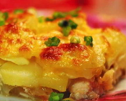 Картофельно-куриная запеканка
