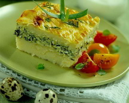 Картофельно-творожная запеканка