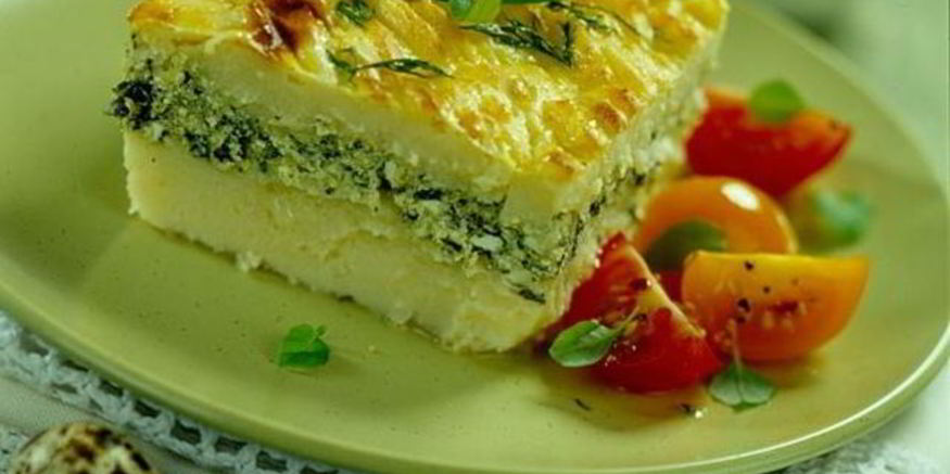 Рецепт картофельно-творожной запеканка