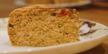 овощная запеканка с фаршем