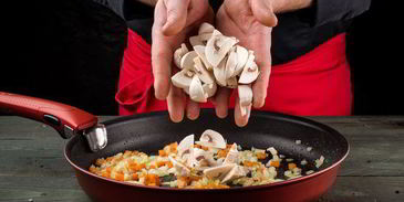 рисовая запеканка с грибами