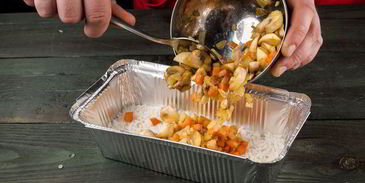 рисовая запеканка с грибами