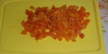 рисово-творожная запеканка с яблоком и курагой