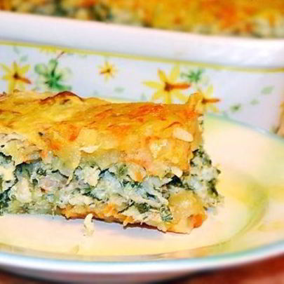 Рыбная запеканка