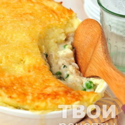 Рыбный пирог-запеканка