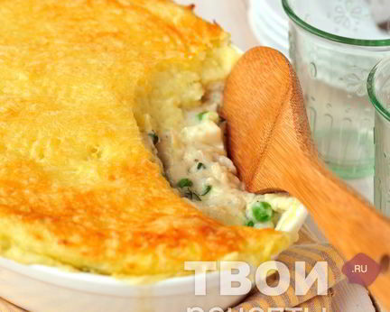 Рыбный пирог-запеканка