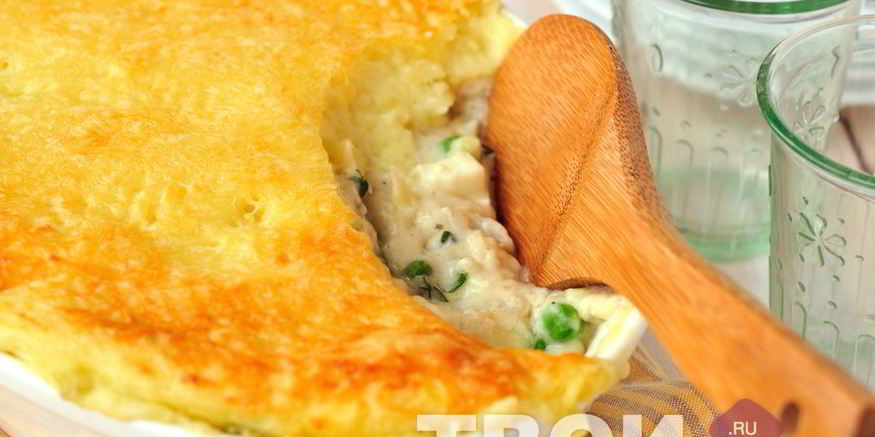 Рецепт рыбного пирога-запеканки