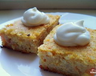 Сладкая рисовая запеканка