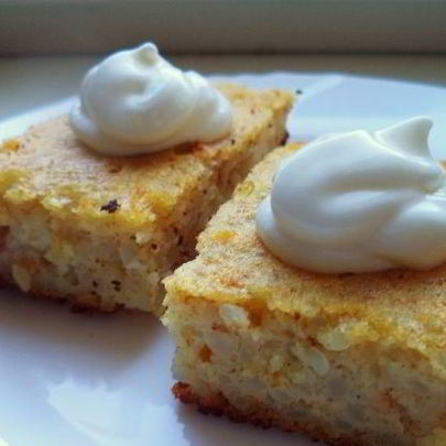 Сладкая рисовая запеканка