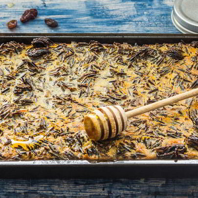 Сладкая запеканка из дикого риса