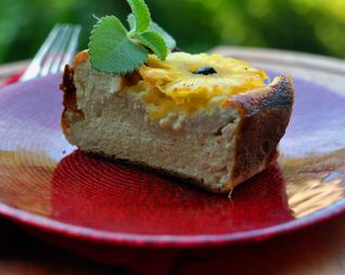 Творожная запеканка с ананасом