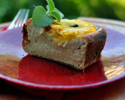 Творожная запеканка с ананасом