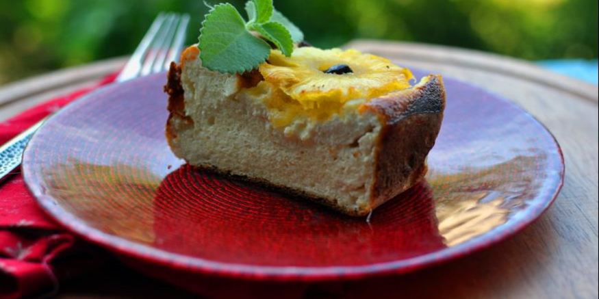 Рецепт творожной запеканки с ананасом