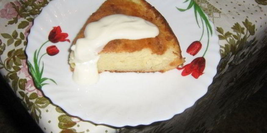 Рецепт творожной запеканки с бананом в духовке