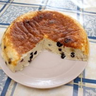 Творожная запеканка с молоком