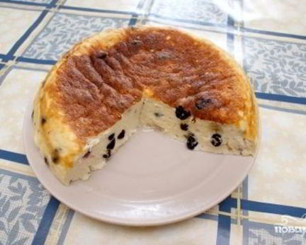 Творожная запеканка с молоком