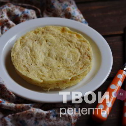 Творожная запеканка в микроволновке