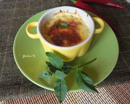 Запеканка из фарша с овощами Сфугато