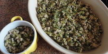 запеканка из фарша с овощами сфугато