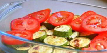 запеканка из кабачков с помидорами