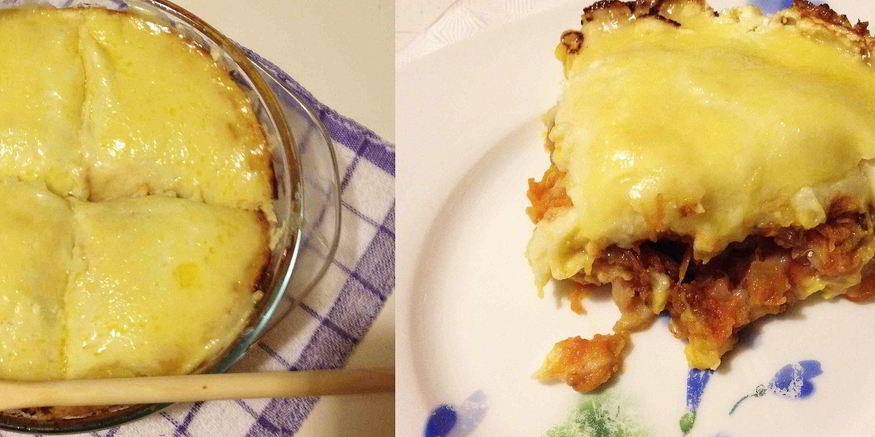 Рецепт запеканки из картофеля с рыбой и овощами