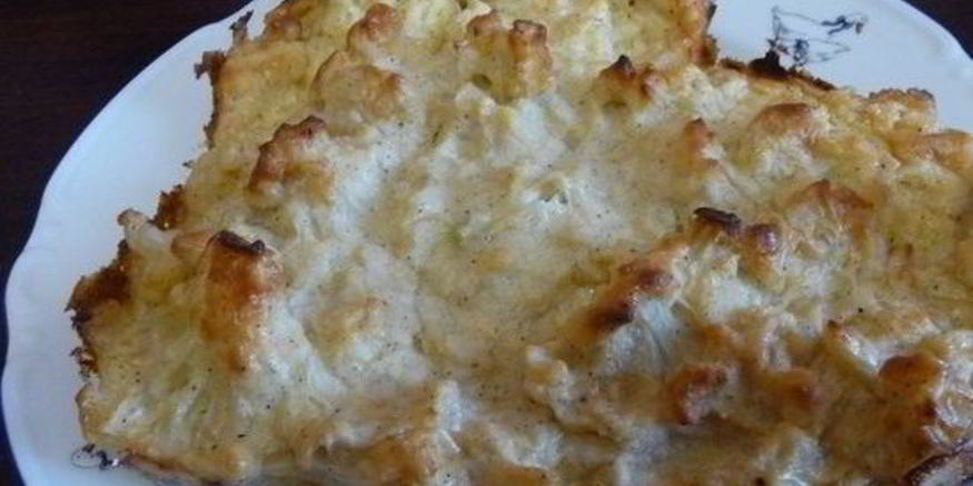 Рецепт запеканки из цветной капусты диетическая