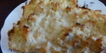 запеканка из цветной капусты диетическая