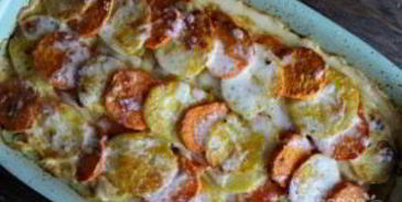 запеканка картофельная с тыквой