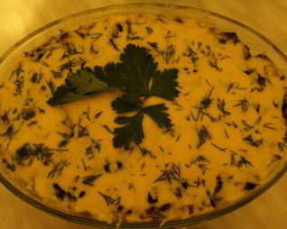 Запеканка с гречкой и грибами