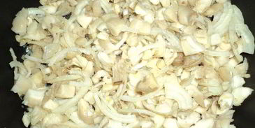 запеканка с гречкой и грибами