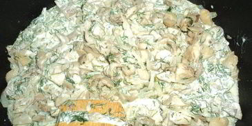 запеканка с гречкой и грибами