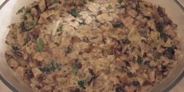 запеканка с гречкой и грибами