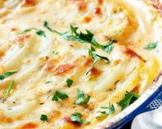 Запеканка с картофелем и помидорами