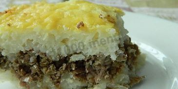 запеканка с рисом и фаршем в духовке