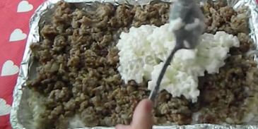 запеканка с рисом и фаршем в духовке