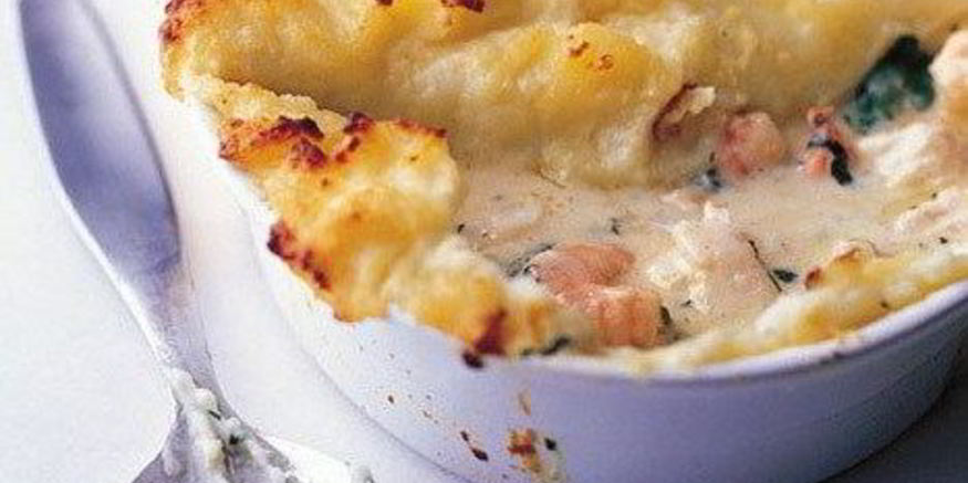 Рецепт запеканки с рыбой и картофелем