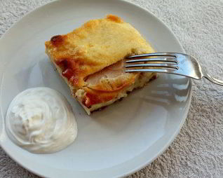 Запеканка с яблоками