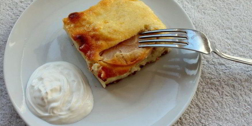 Рецепт запеканки с яблоками