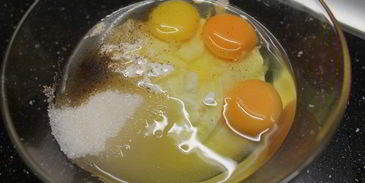 запеканка с яблоками