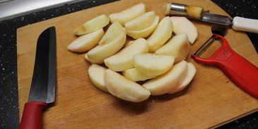 запеканка с яблоками