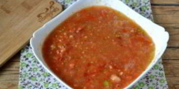 аджика без перца на зиму